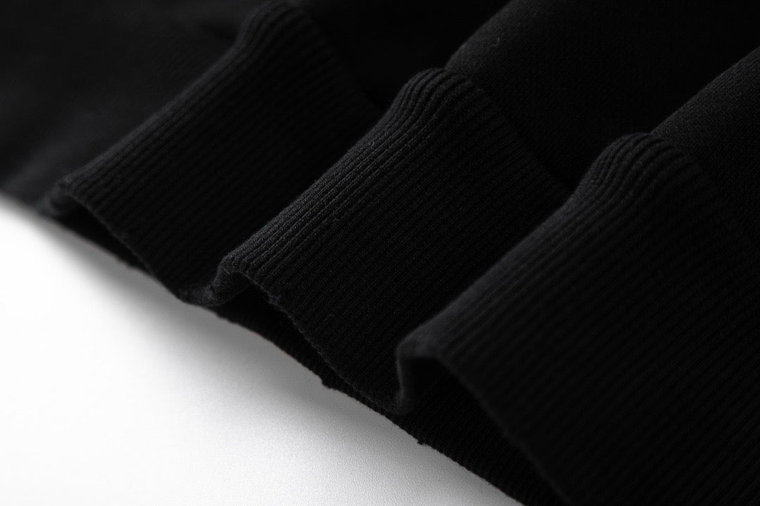 Black and Grey Hoodie - FashionHype.xyz