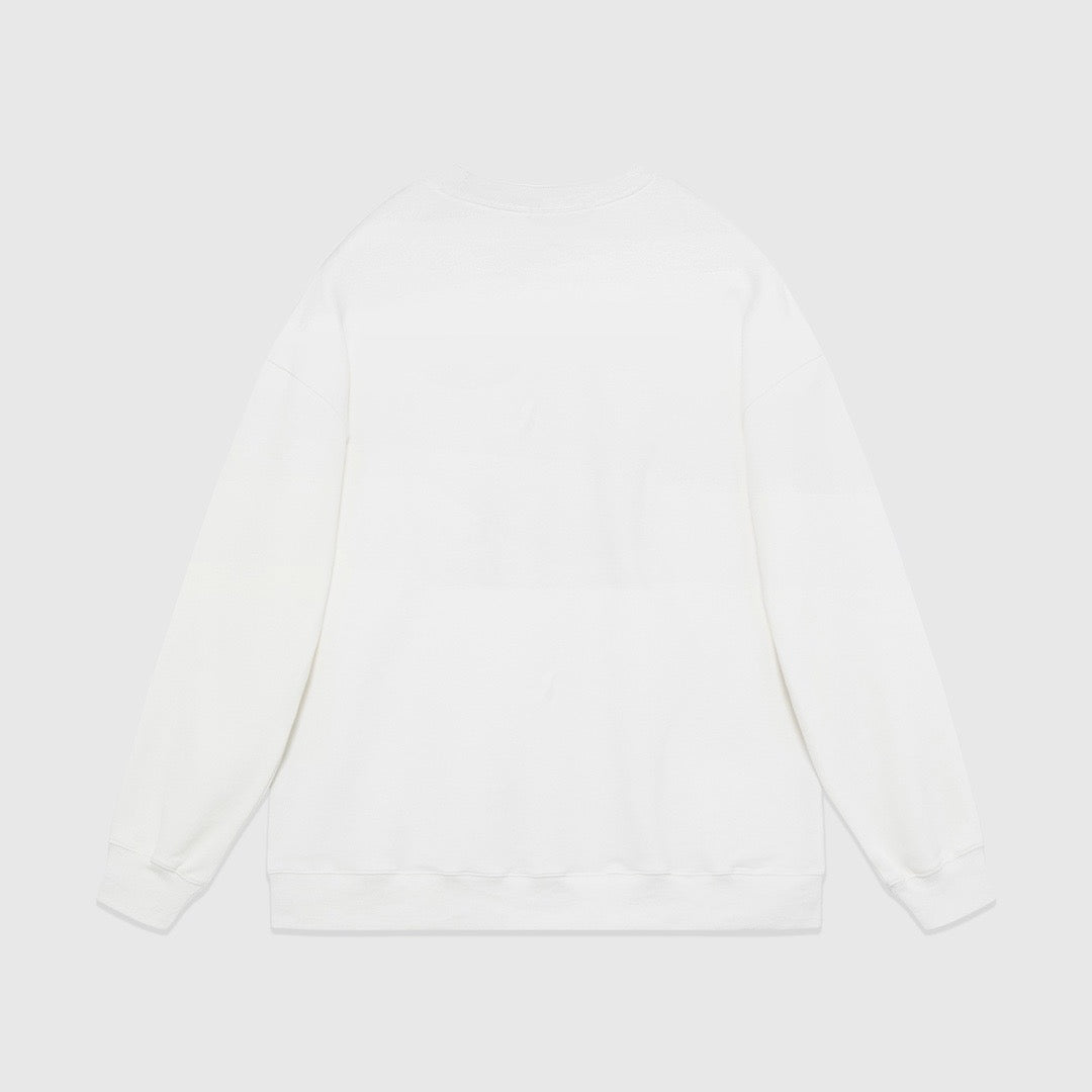 Schwarz-weißes Sweatshirt