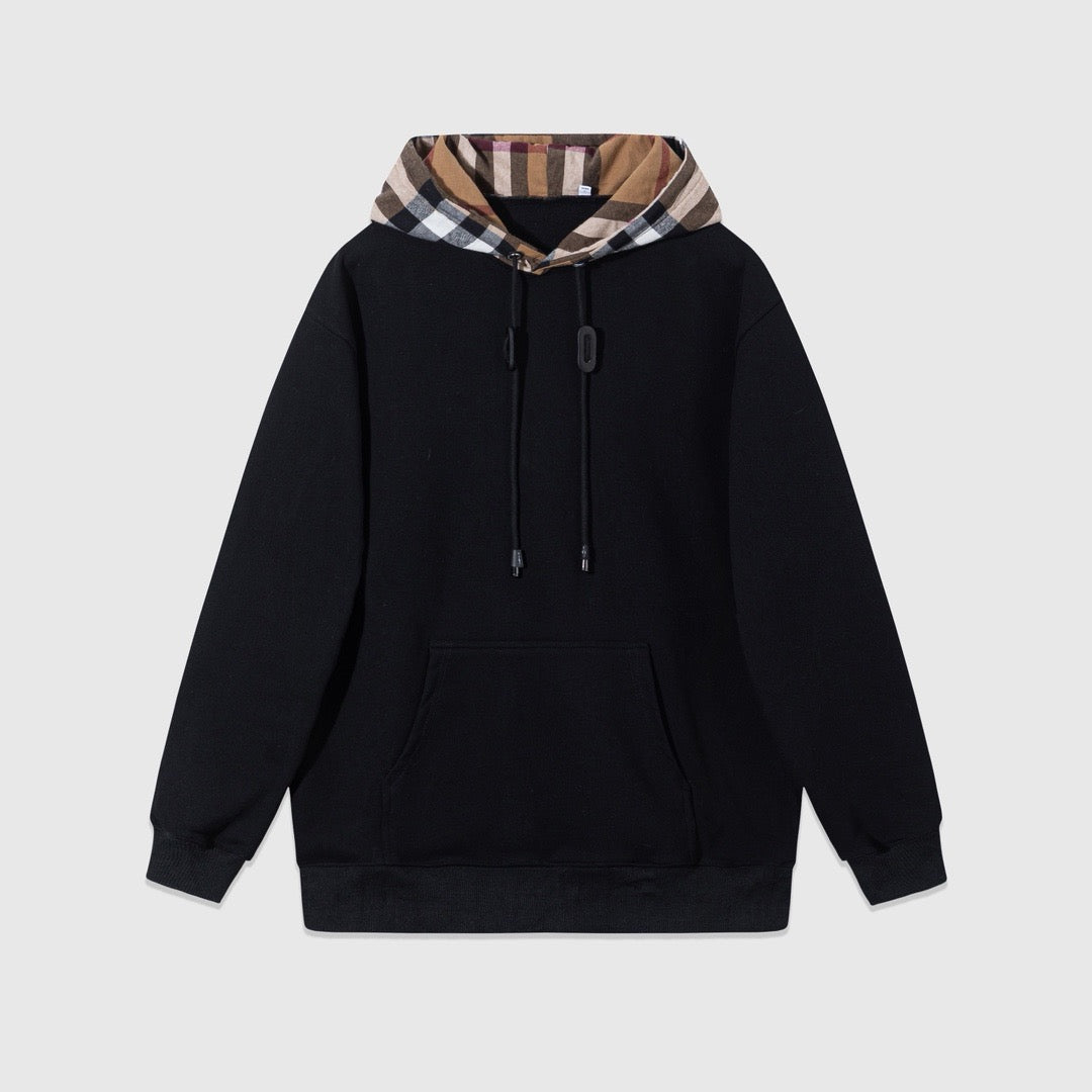 Schwarzer Hoodie