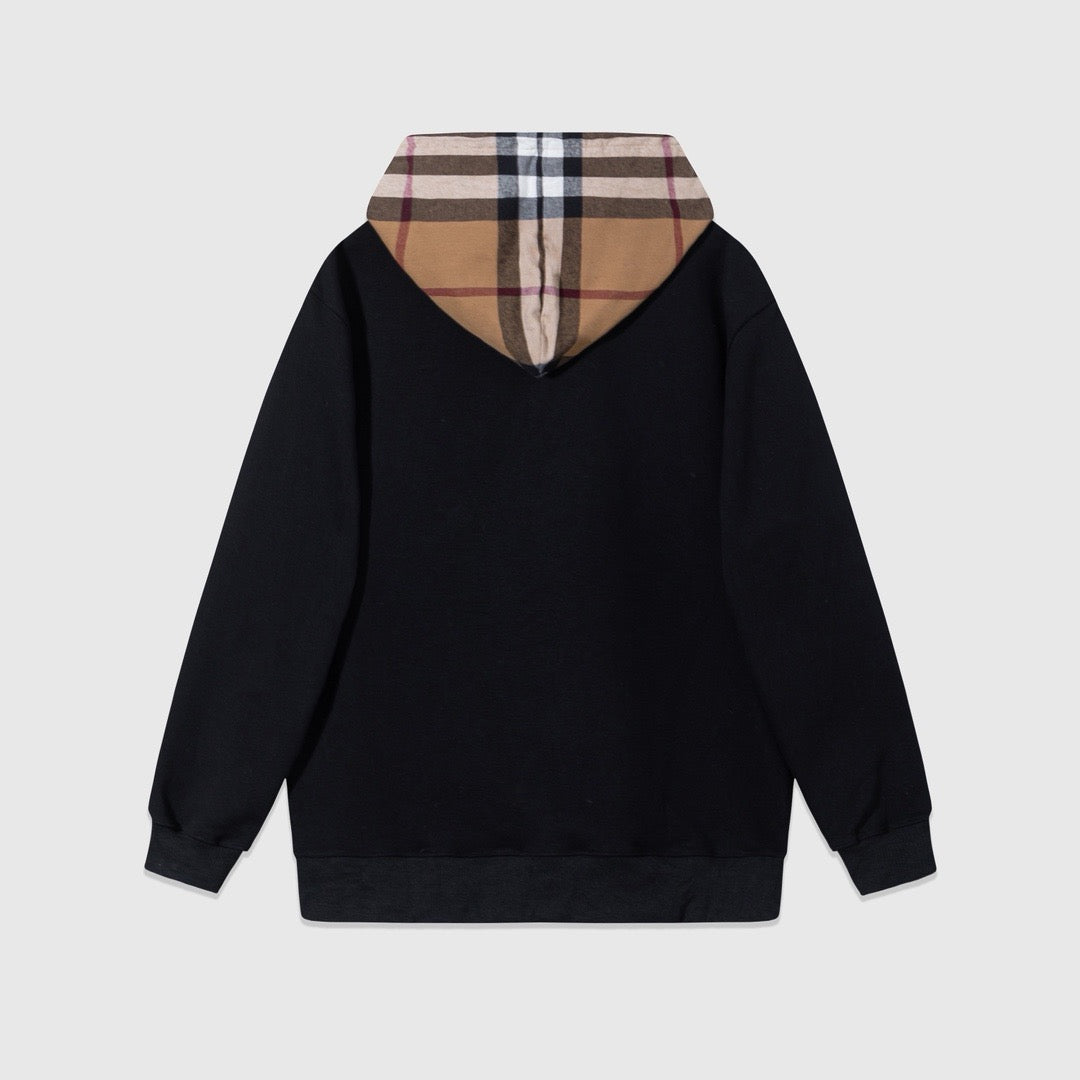 Schwarzer Hoodie