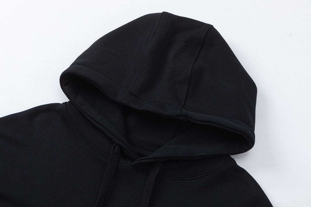 Schwarzer Hoodie