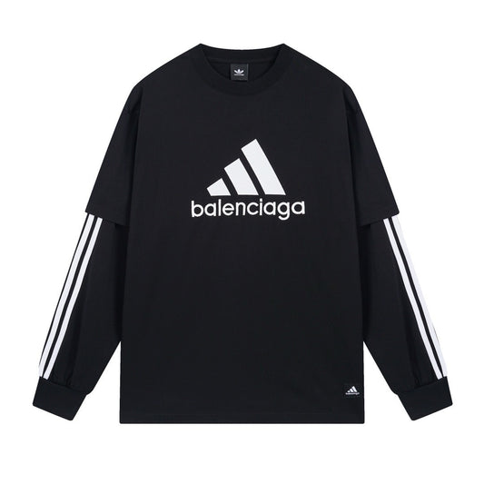 Schwarz-weißes Sweatshirt