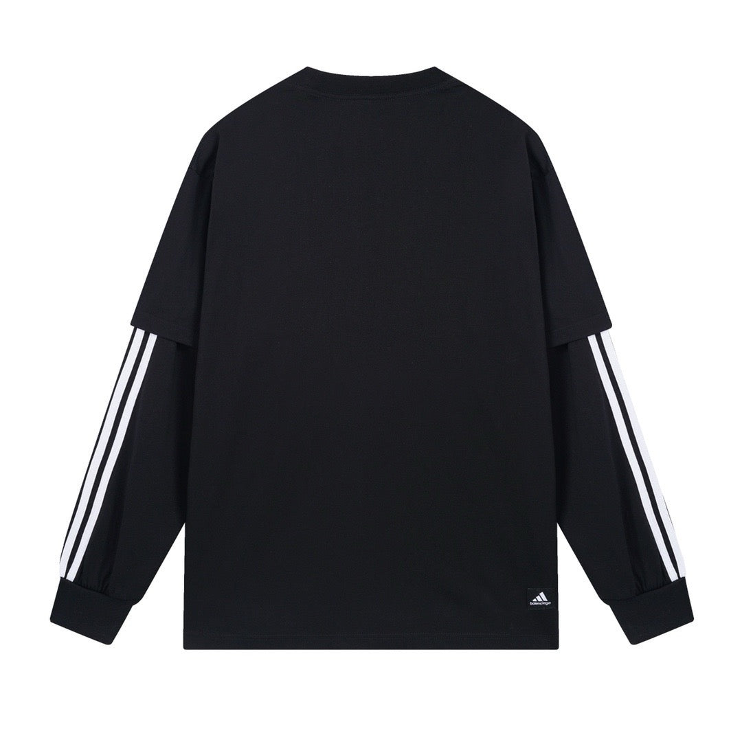 Schwarz-weißes Sweatshirt
