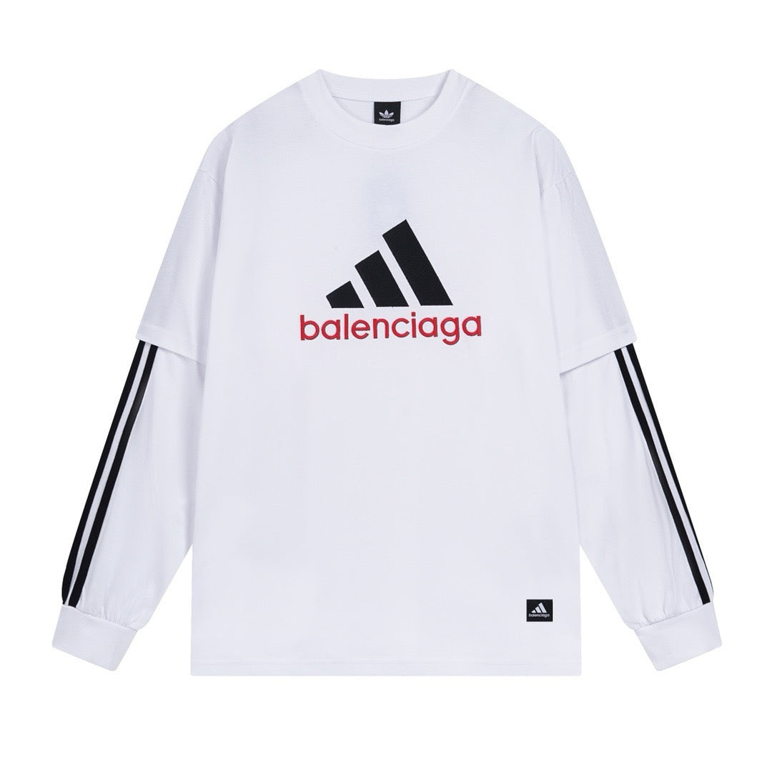 Schwarz-weißes Sweatshirt