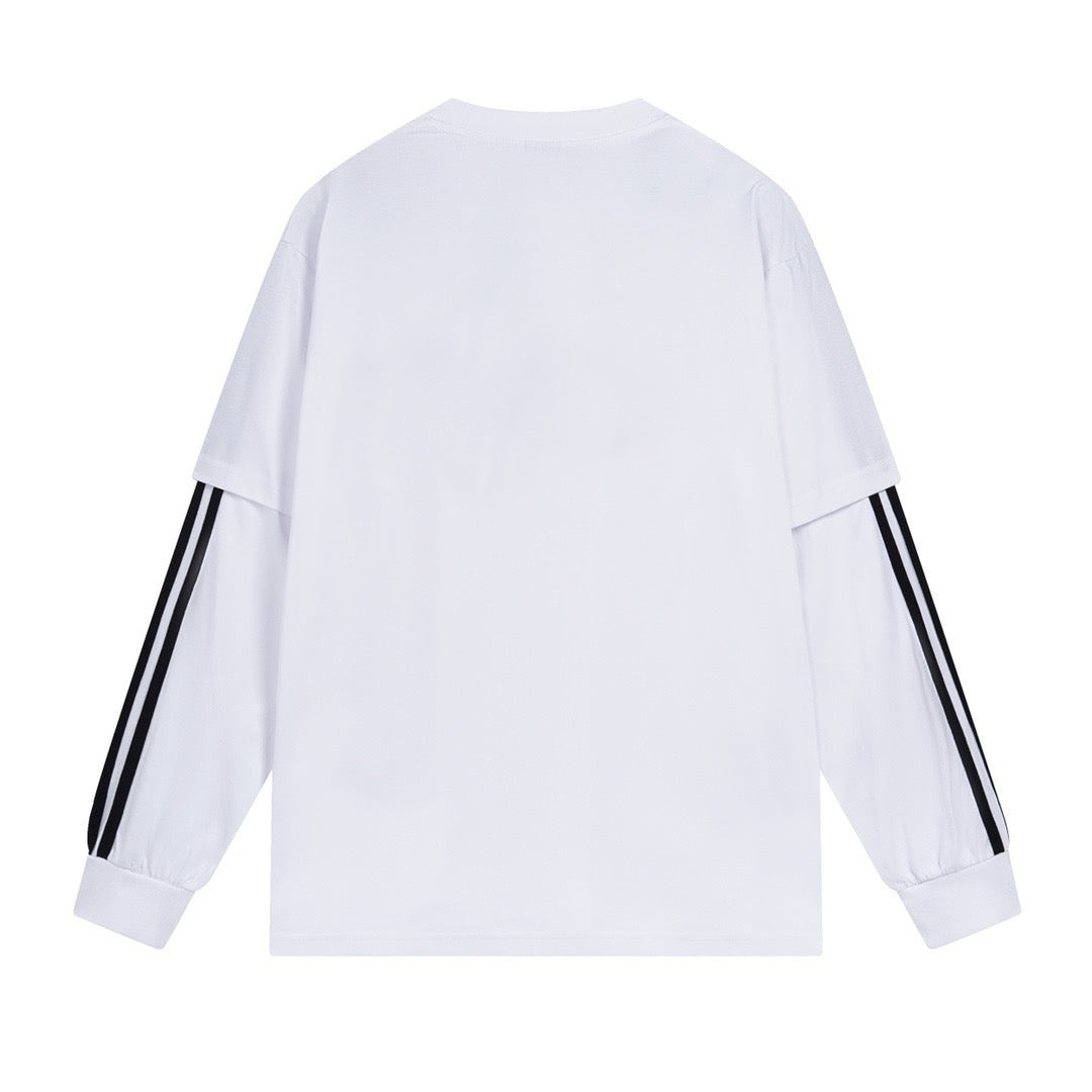 Schwarz-weißes Sweatshirt