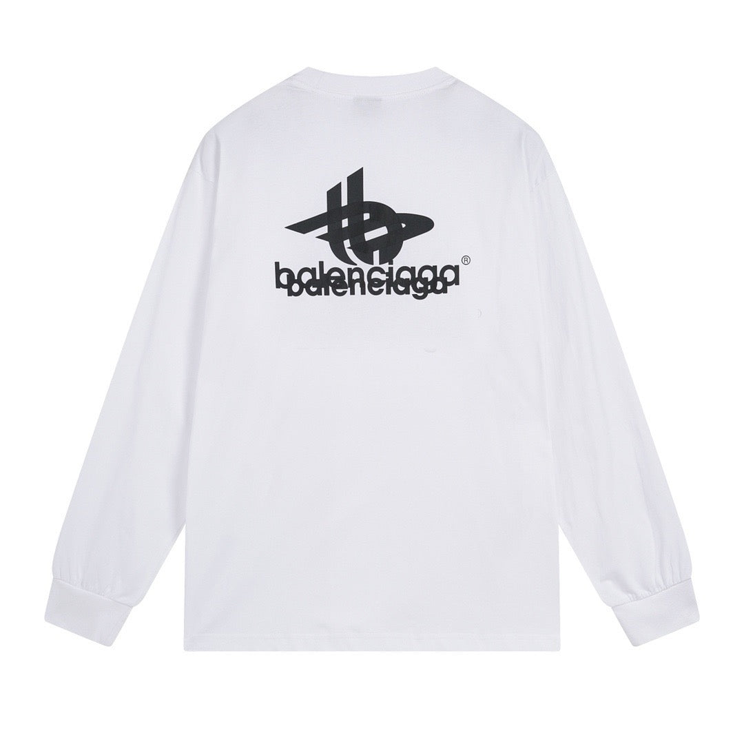 Schwarz-weißes Sweatshirt