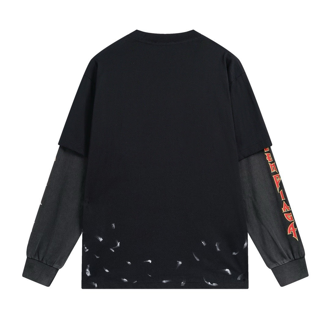 Black and Grey Sweatshirt - FashionHype.xyz