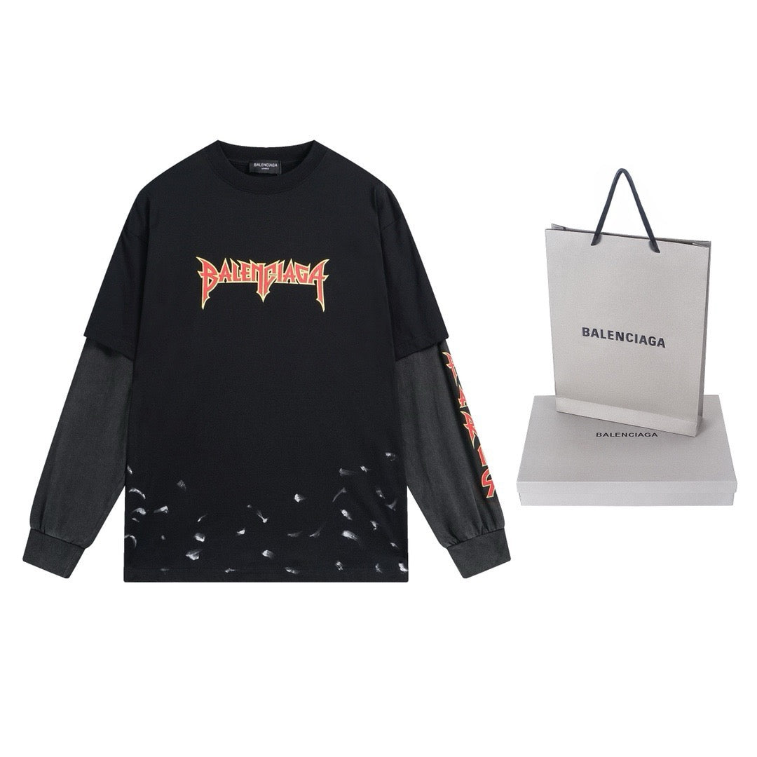 Black and Grey Sweatshirt - FashionHype.xyz