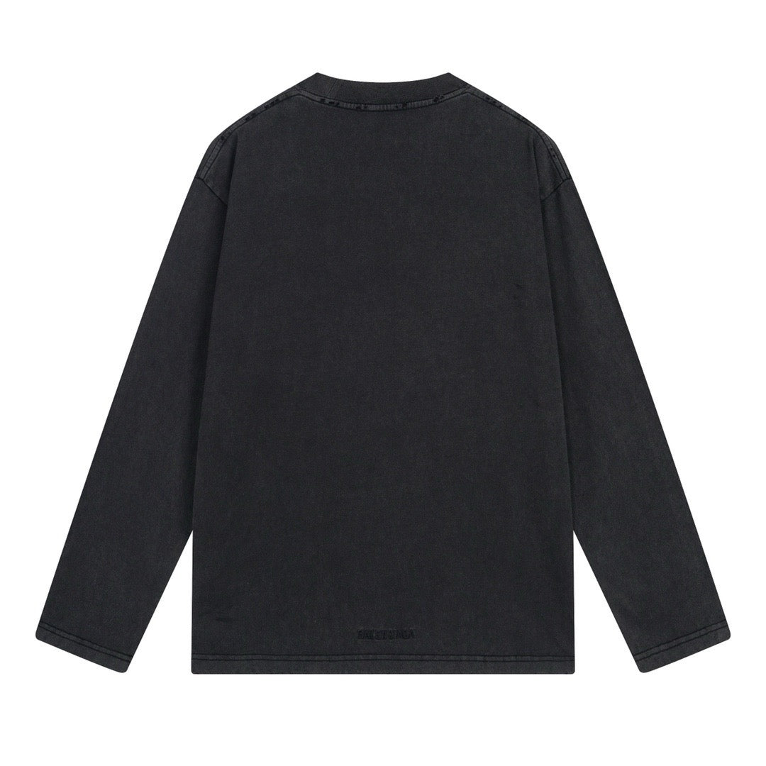 Schwarzes Sweatshirt