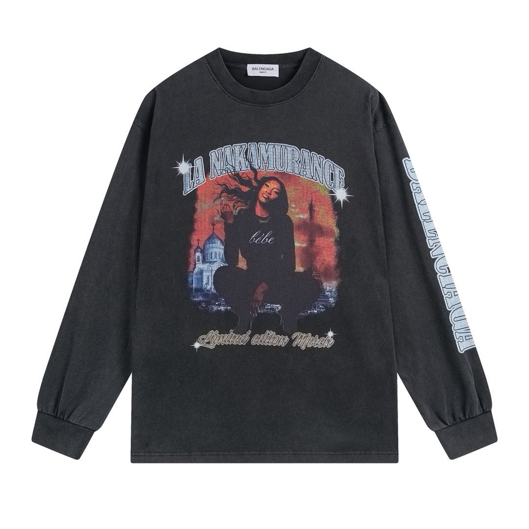 Schwarzes Sweatshirt