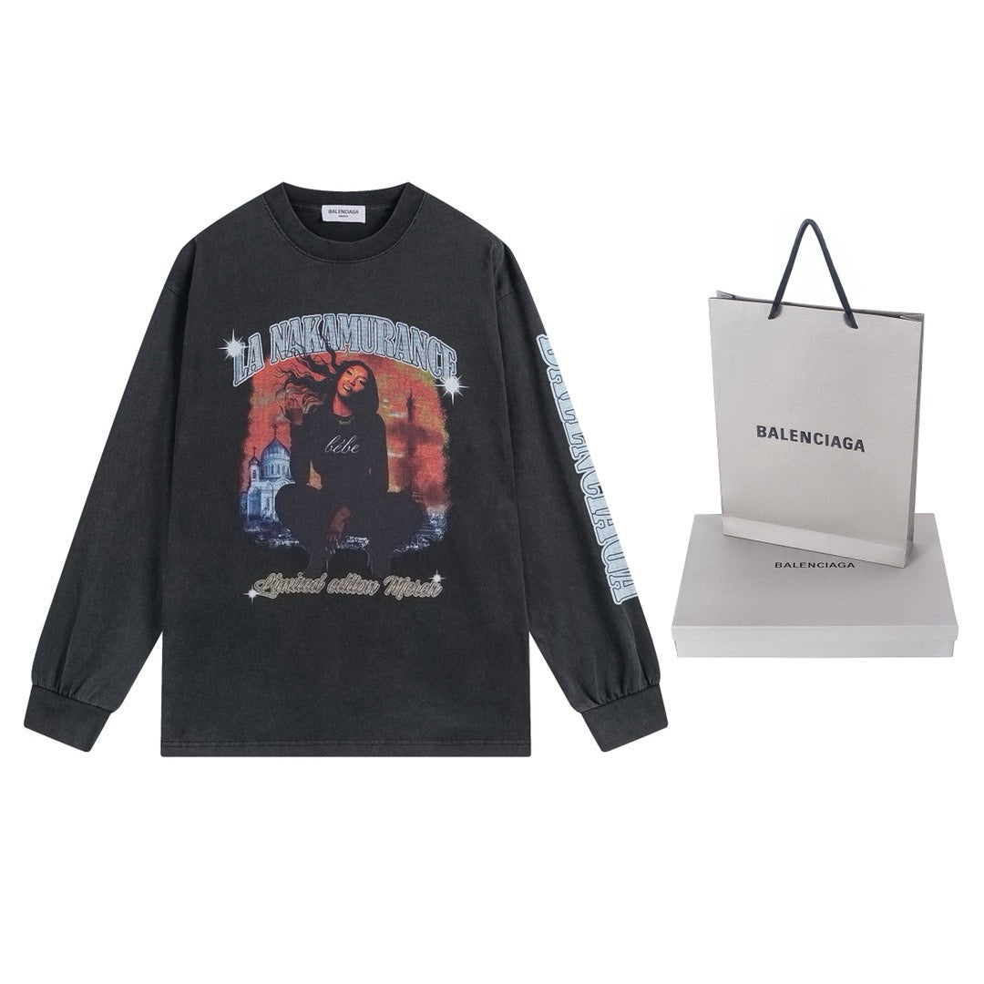 Schwarzes Sweatshirt