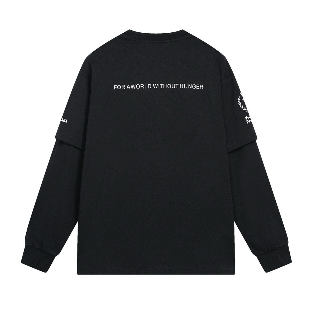 Schwarzes Sweatshirt