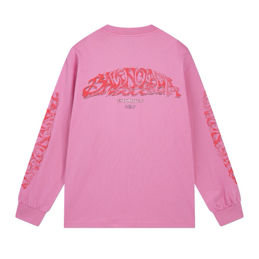 Schwarzes und rosa Sweatshirt