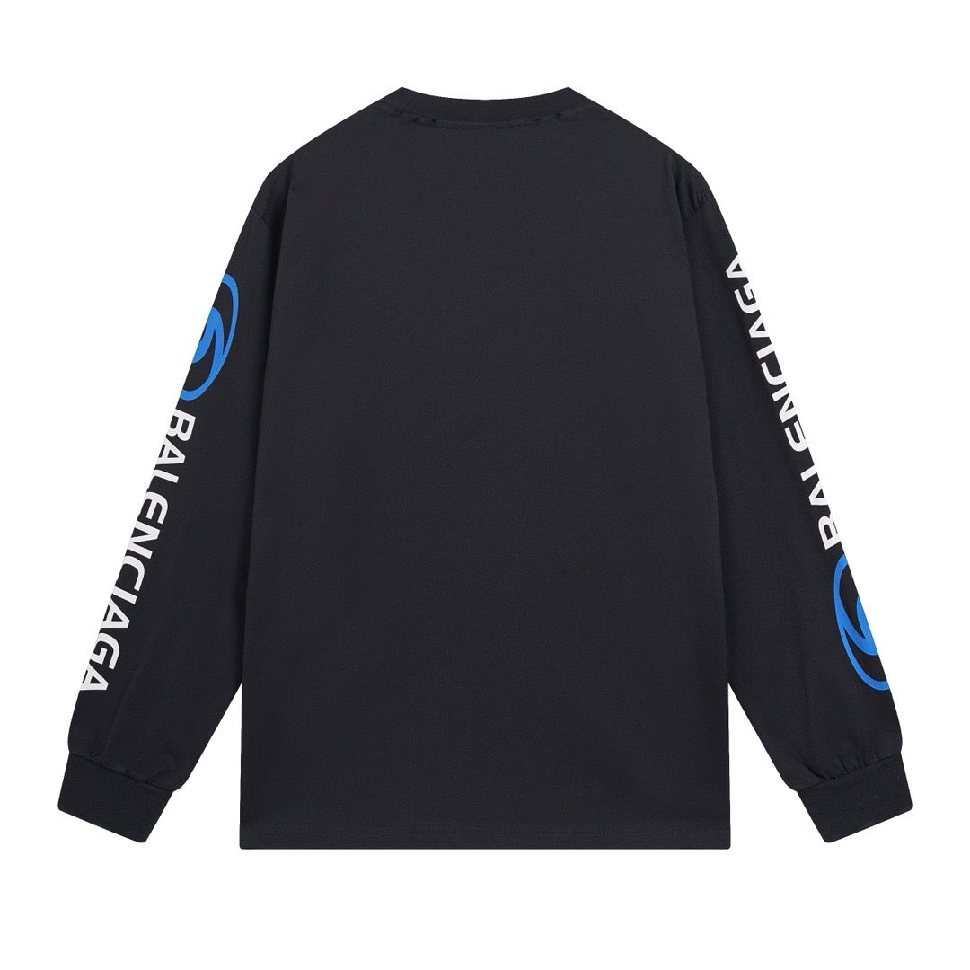 سويت شيرت أسود ورمادي