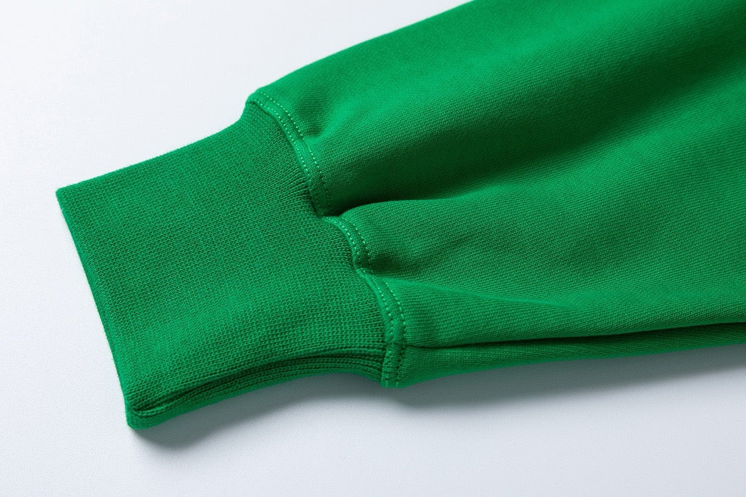 Grün-weißes Sweatshirt