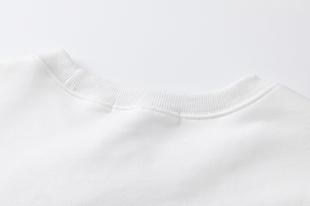 Grün-weißes Sweatshirt