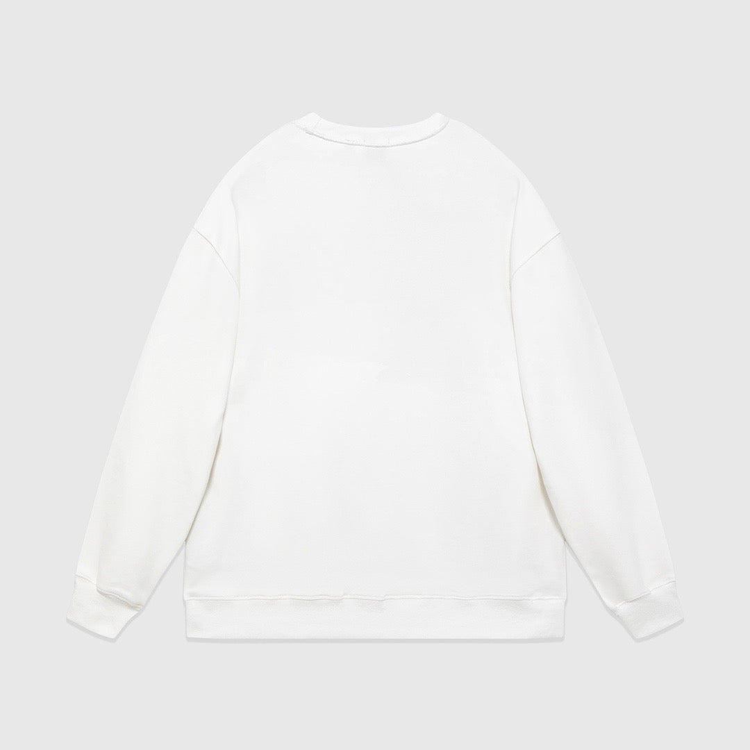 Schwarz-weißes Sweatshirt