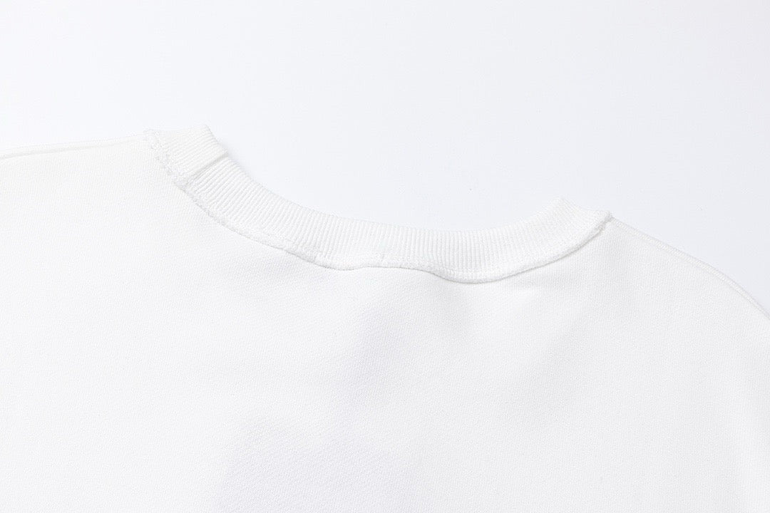 Schwarz-weißes Sweatshirt
