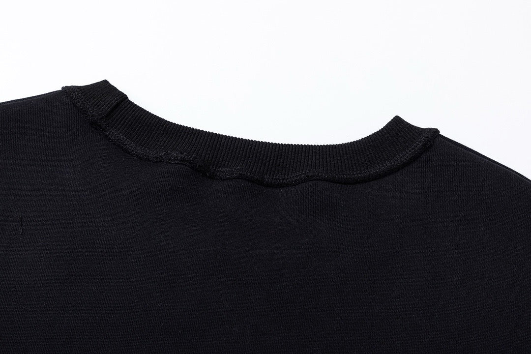 Schwarz-weißes Sweatshirt