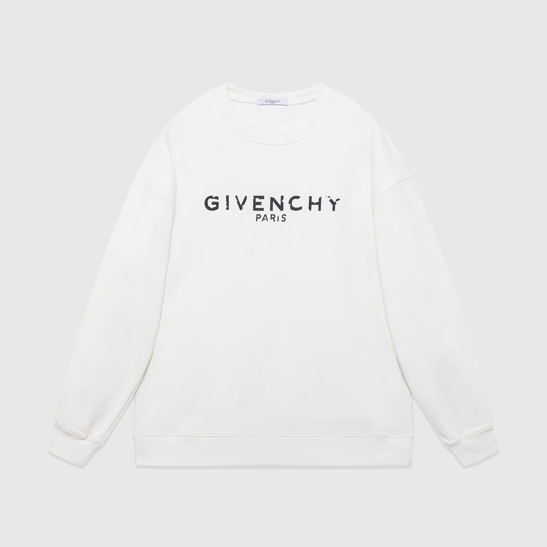 Schwarz-weißes Sweatshirt
