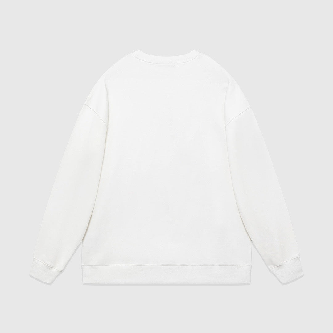 Schwarz-weißes Sweatshirt