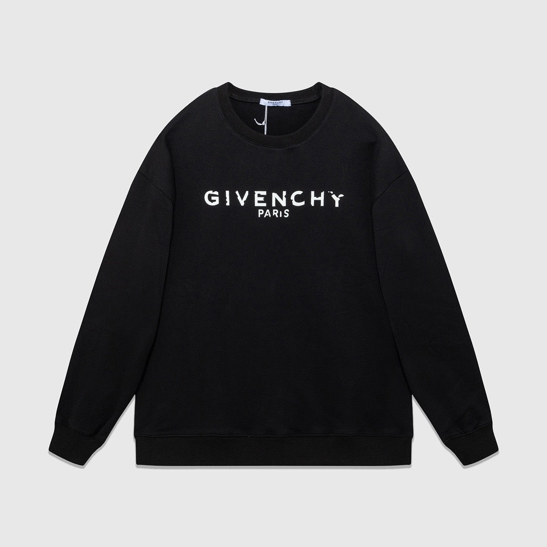 Schwarz-weißes Sweatshirt