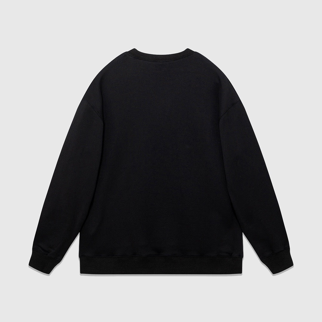 Schwarz-weißes Sweatshirt