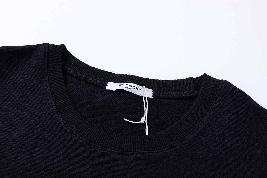 Schwarz-weißes Sweatshirt