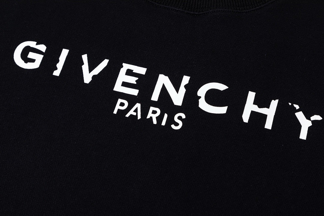 Schwarz-weißes Sweatshirt