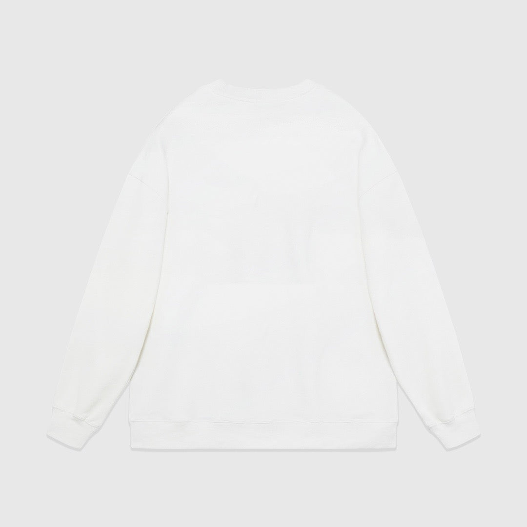 Schwarz-weißes Sweatshirt