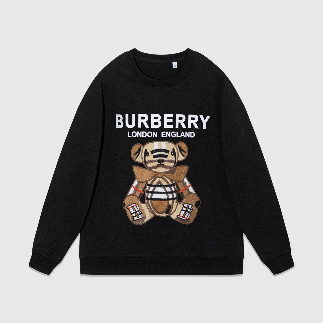 Schwarz-weißes Sweatshirt