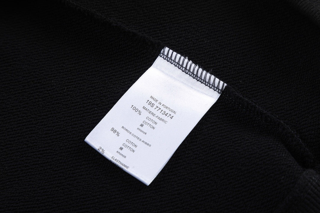 Schwarz-weißes Sweatshirt