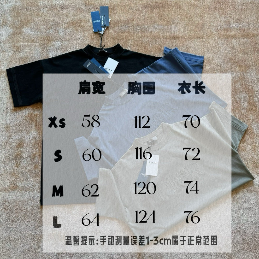 Schwarzes T-Shirt - Größe L