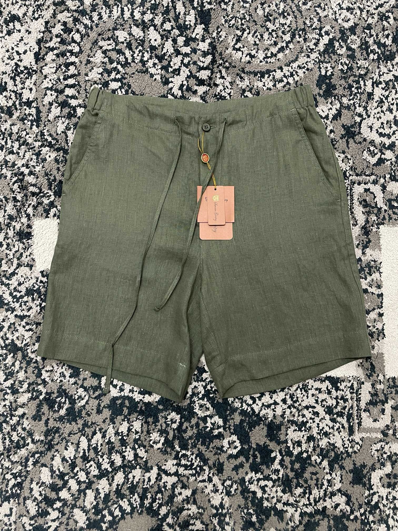 Green and Khaki  Short - FashionHype.xyz