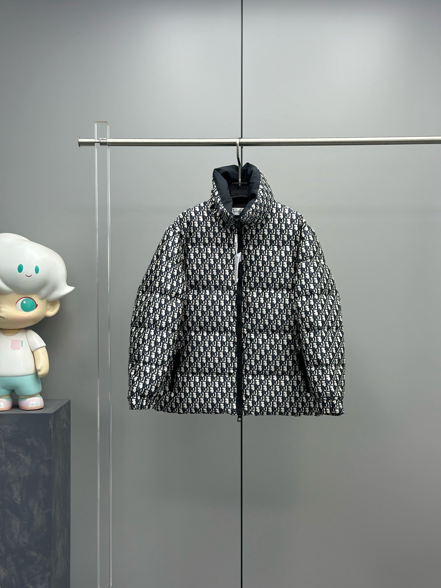 Schwarz weiße Jacke