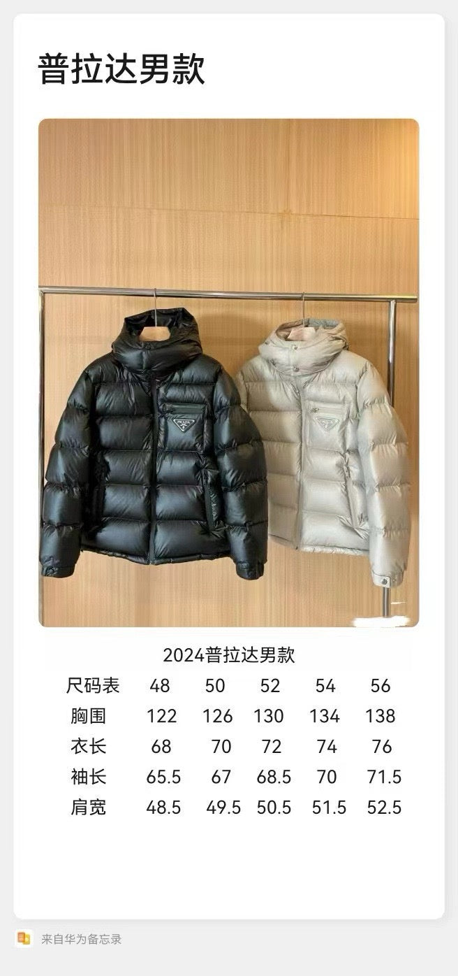 Schwarze und weiße Jacke
