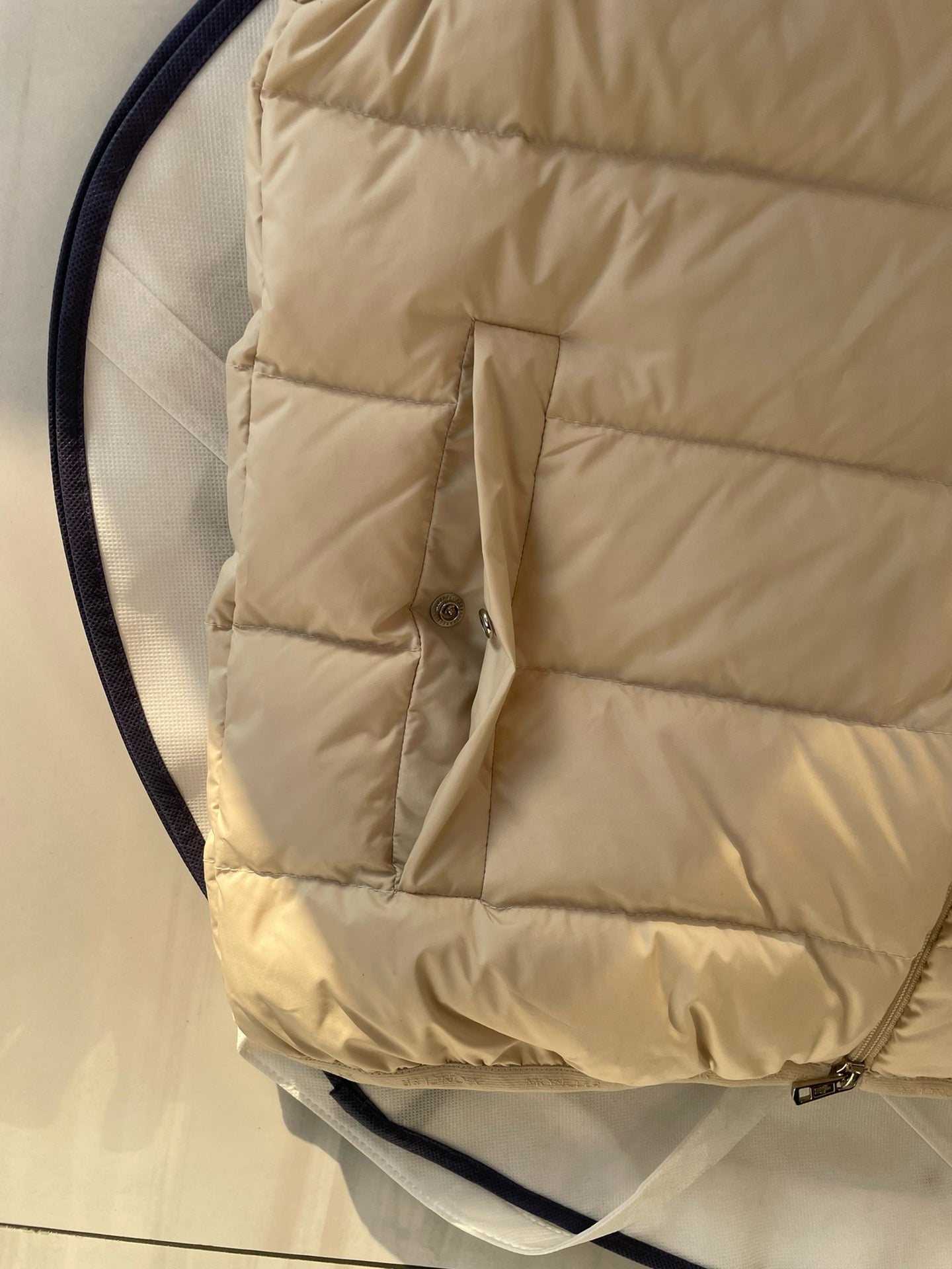 Khaki and Black Vest - FashionHype.xyz