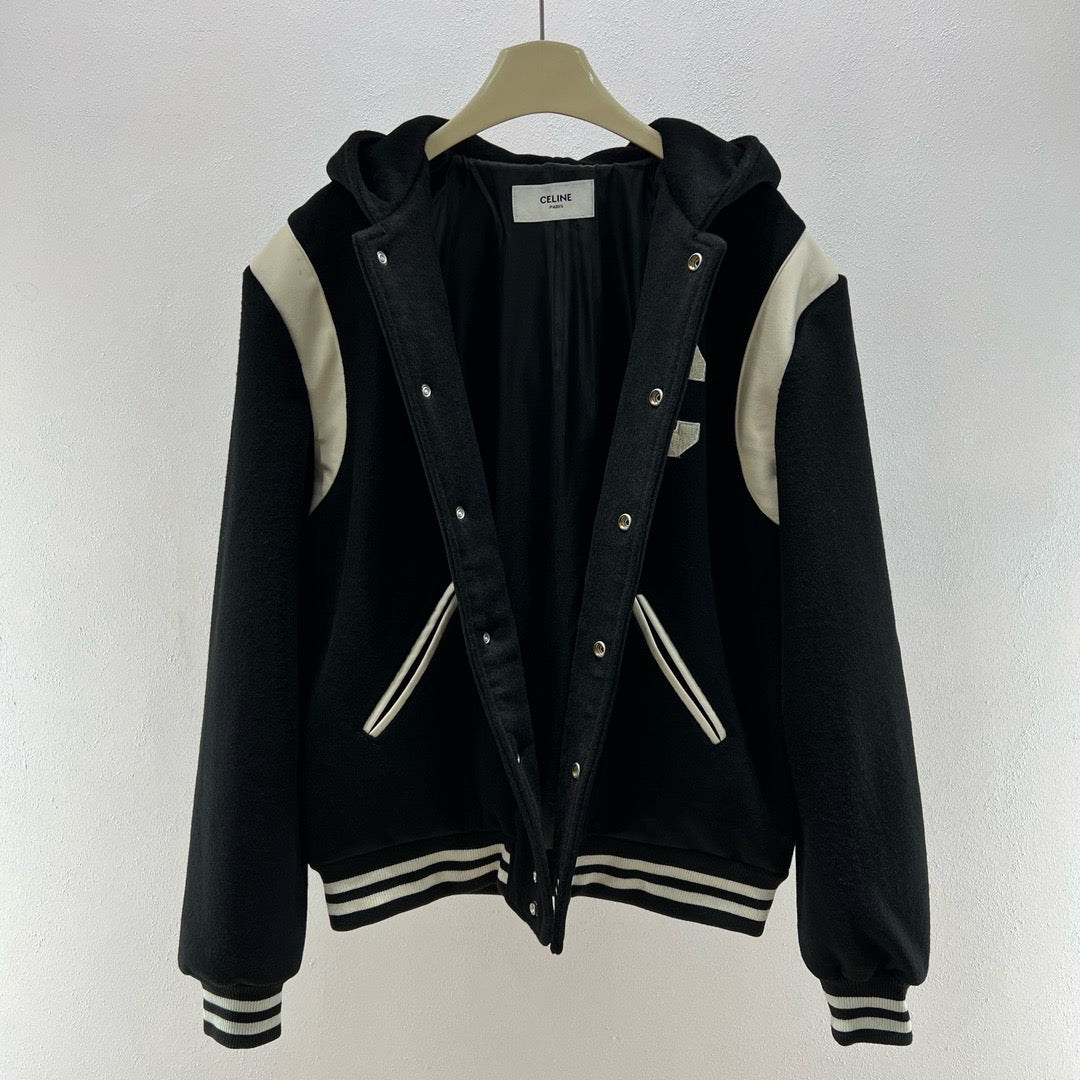 Schwarz weiße Jacke