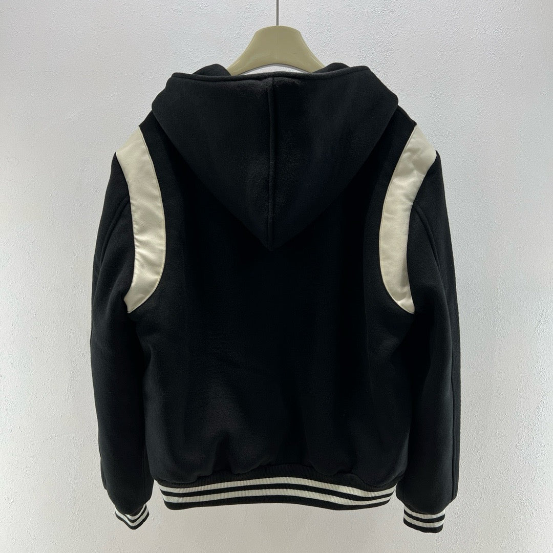 Schwarz weiße Jacke