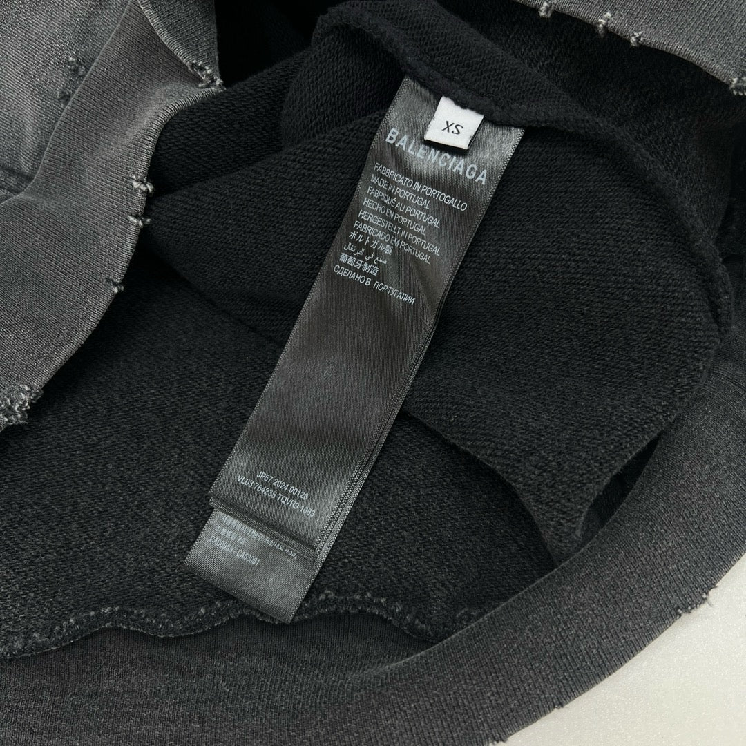 Dunkelblauer Hoodie