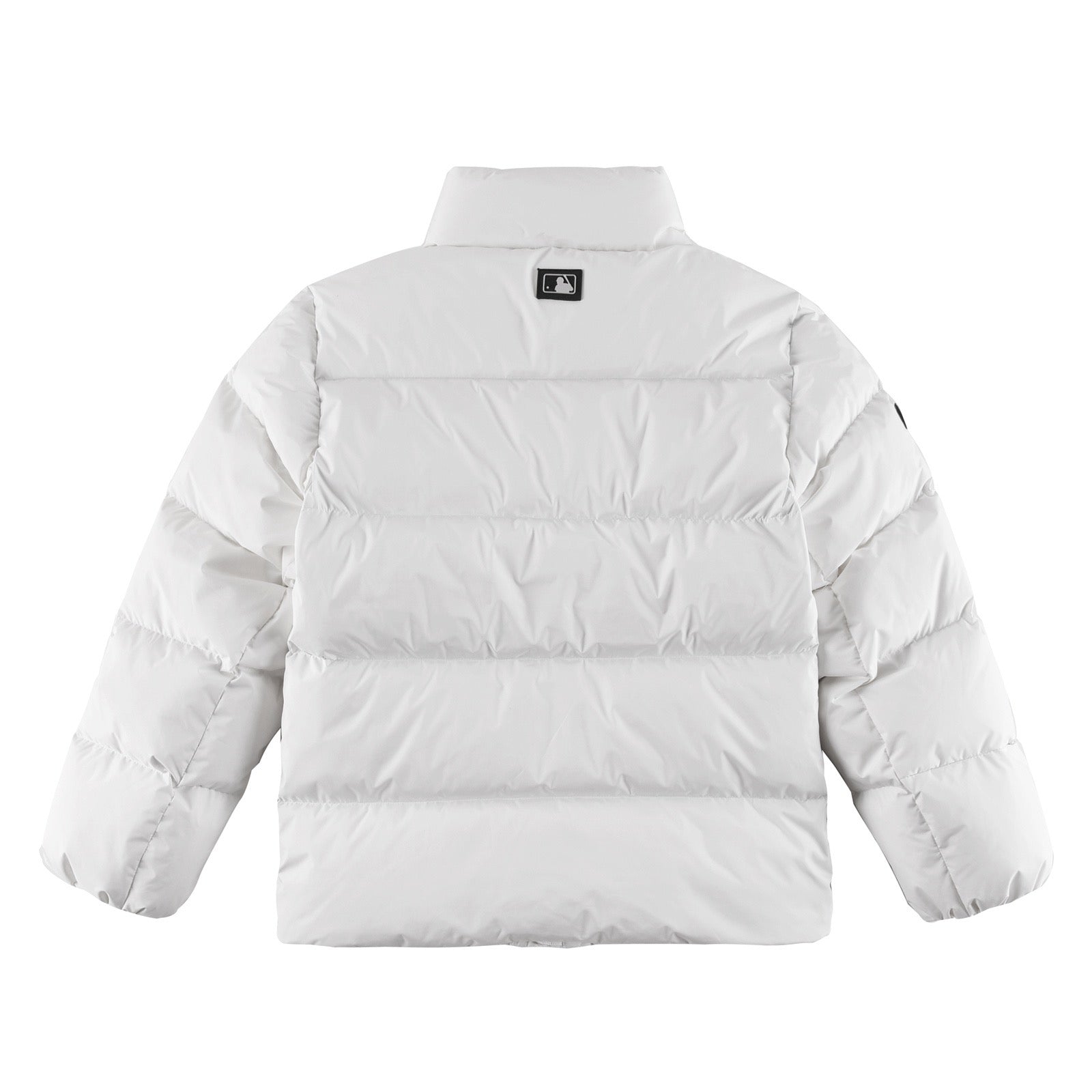 Schwarze, graue, rosa und weiße Jacke