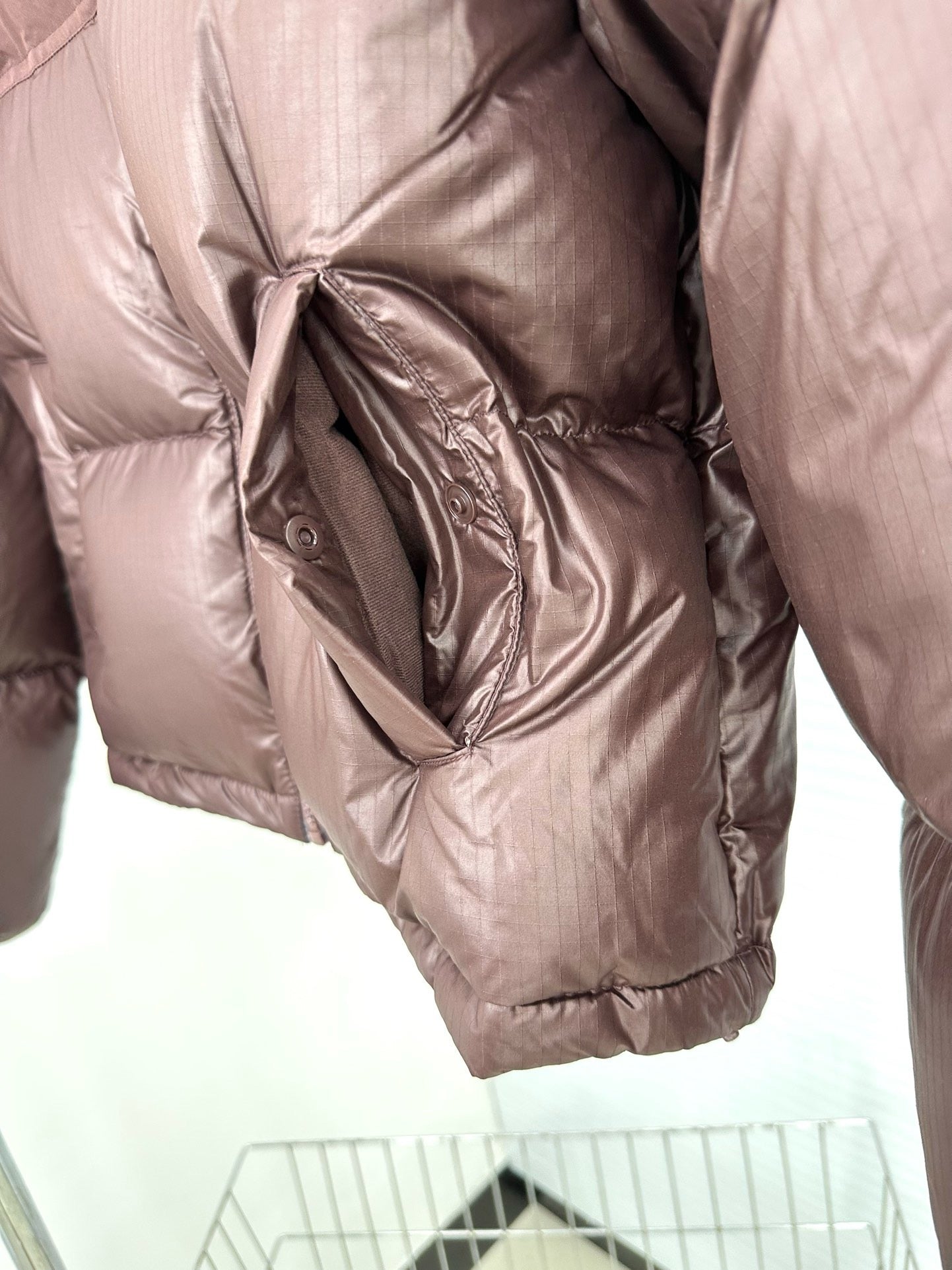 Braune Jacke