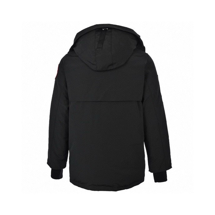 Schwarze und blaue Jacke