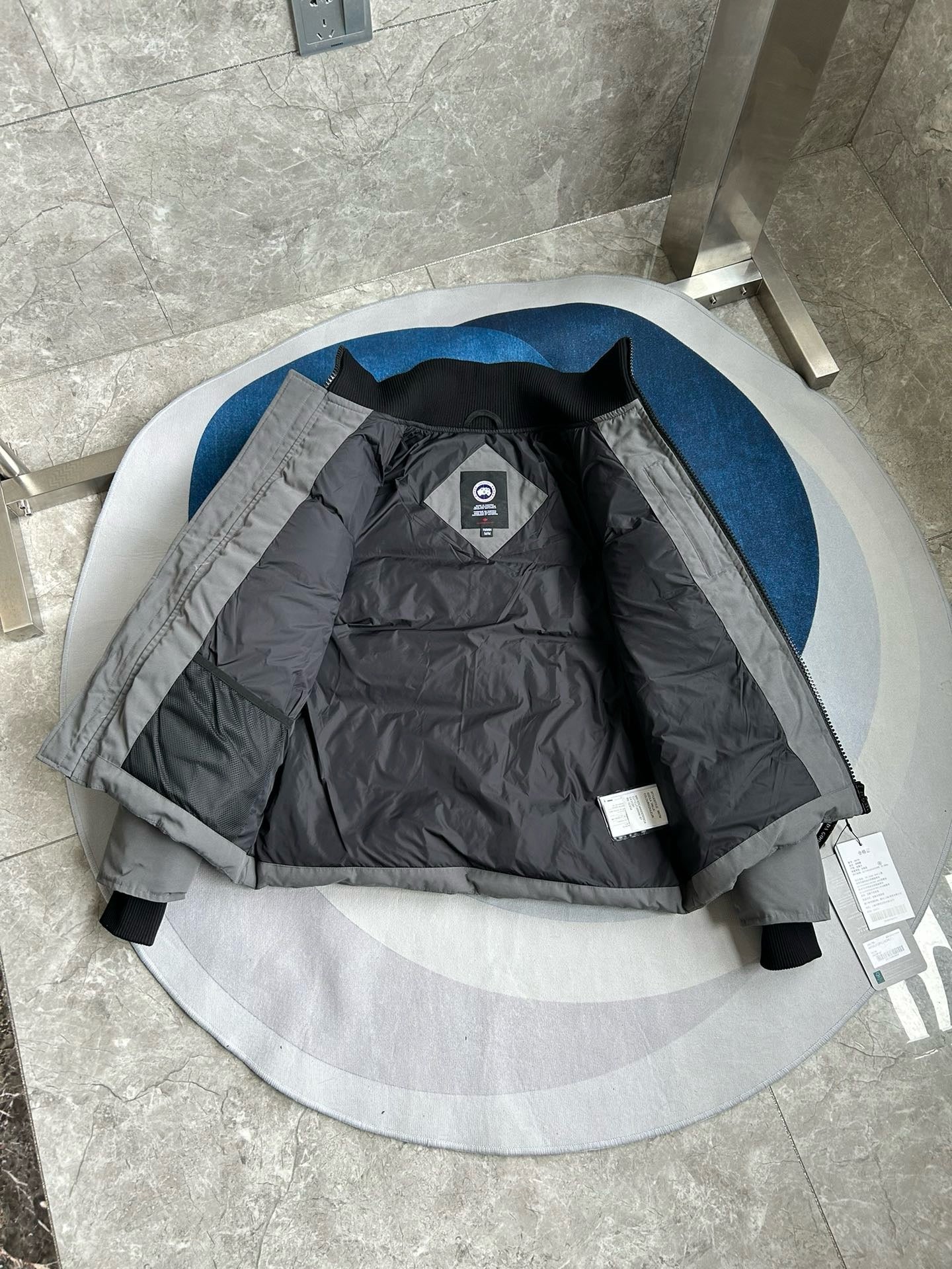 Black,White and Grey Jacket - FashionHype.xyz