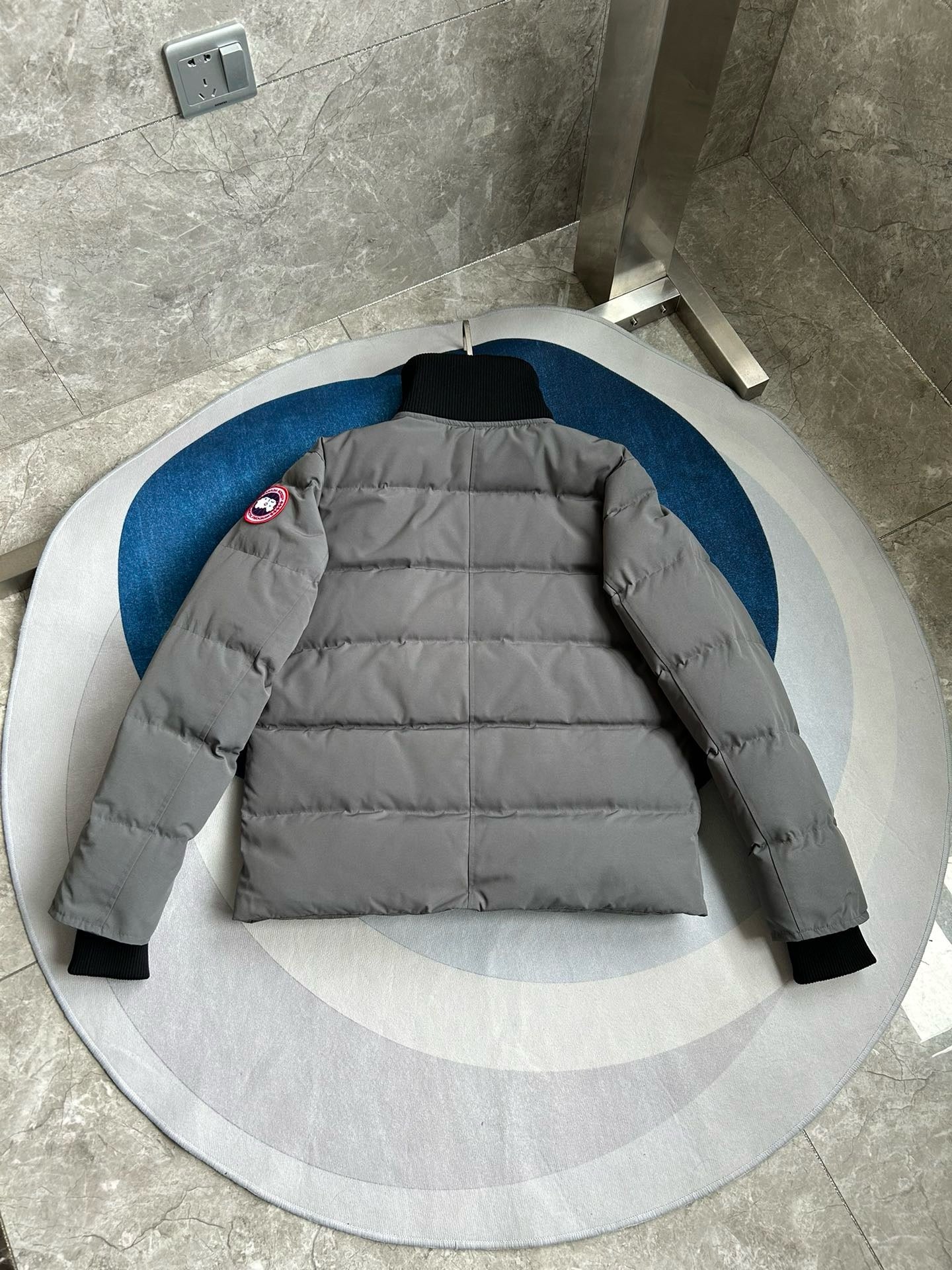 Black,White and Grey Jacket - FashionHype.xyz