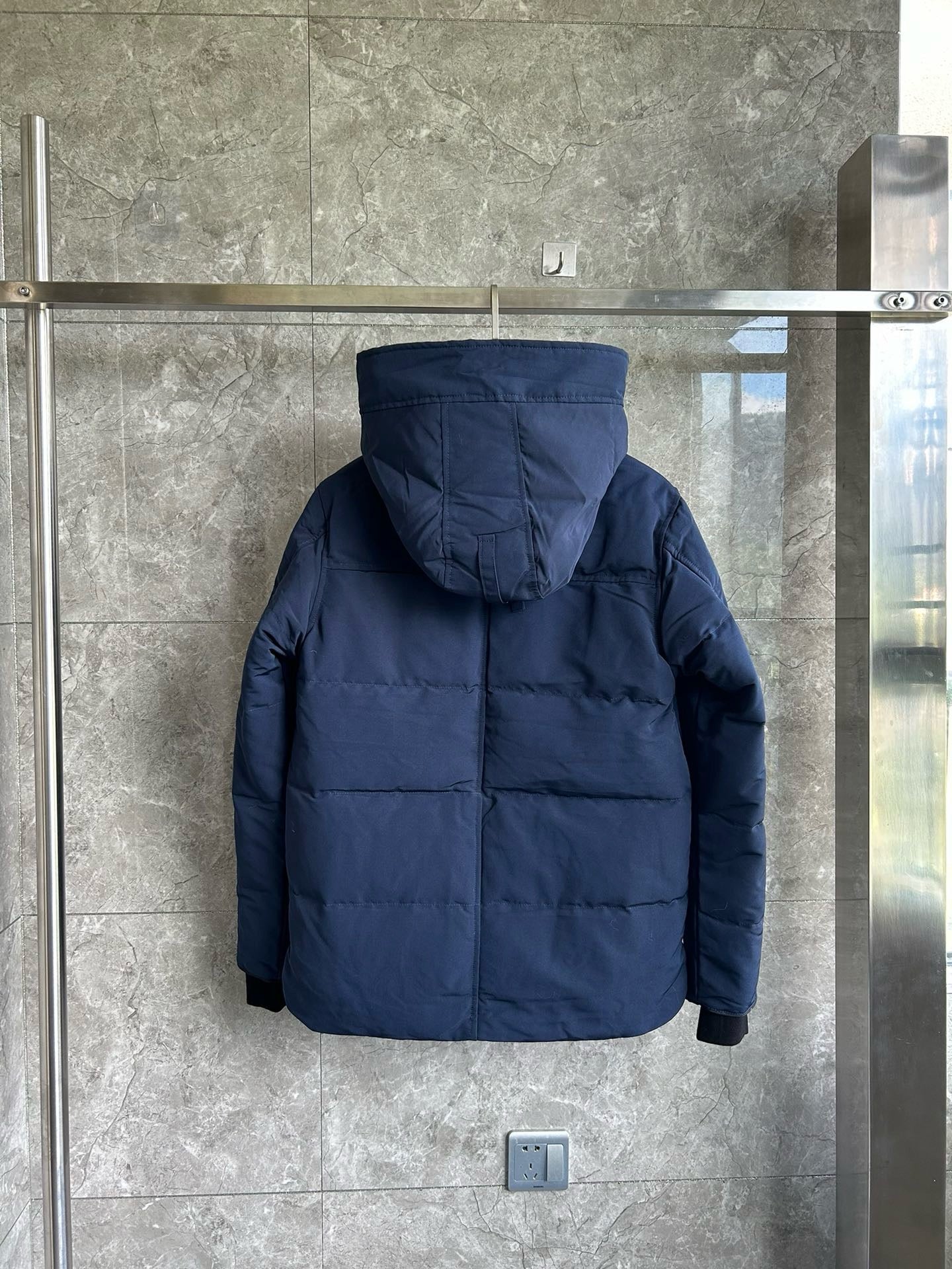 Black,Blue,White and Grey Jacket - FashionHype.xyz