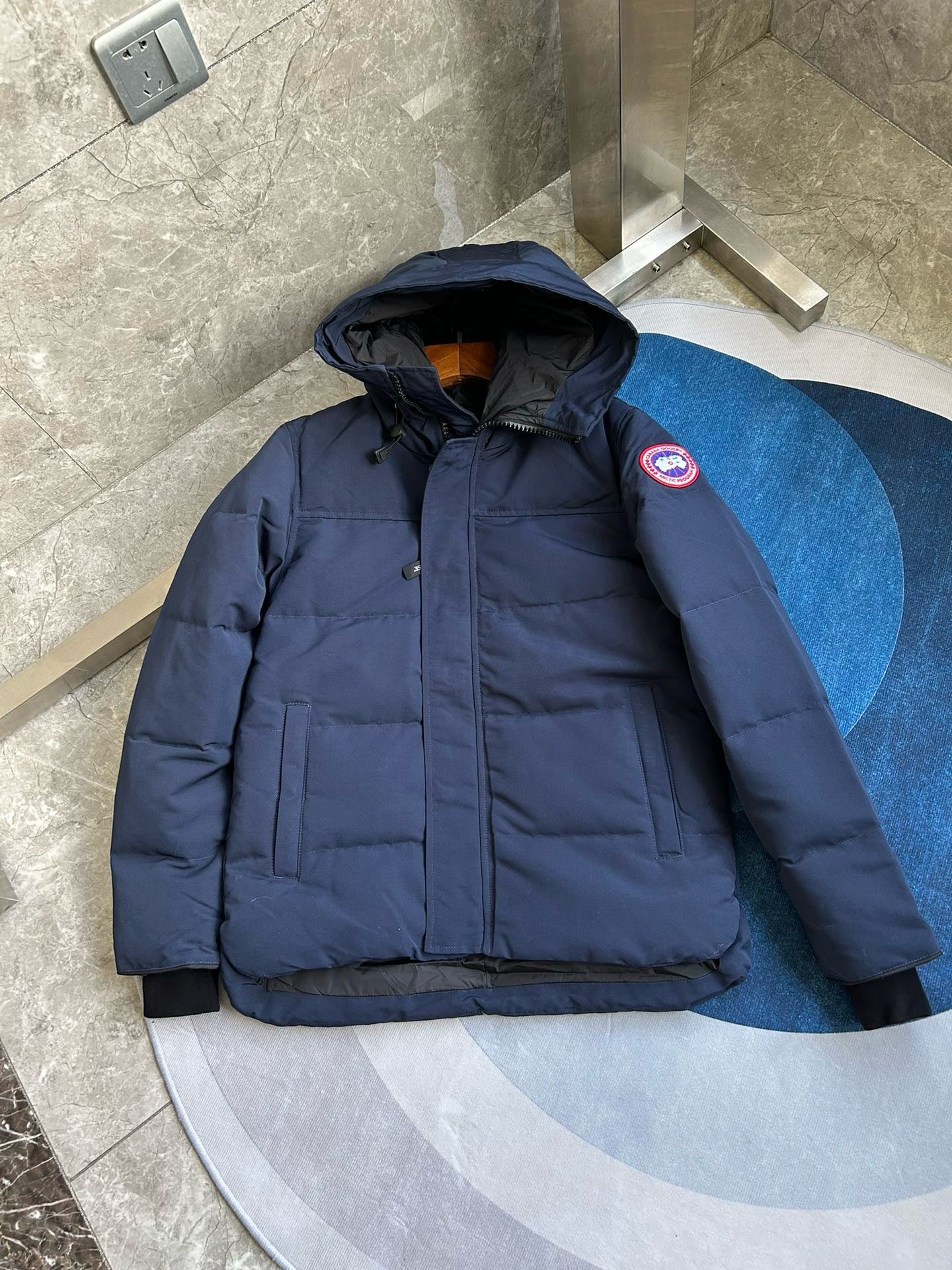 Black,Blue,White and Grey Jacket - FashionHype.xyz
