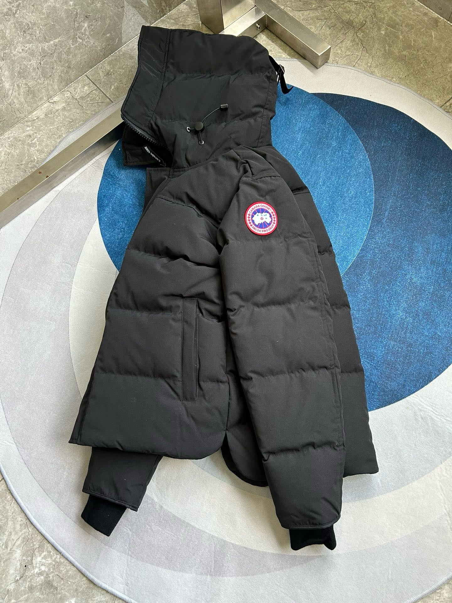 Black,Blue,White and Grey Jacket - FashionHype.xyz