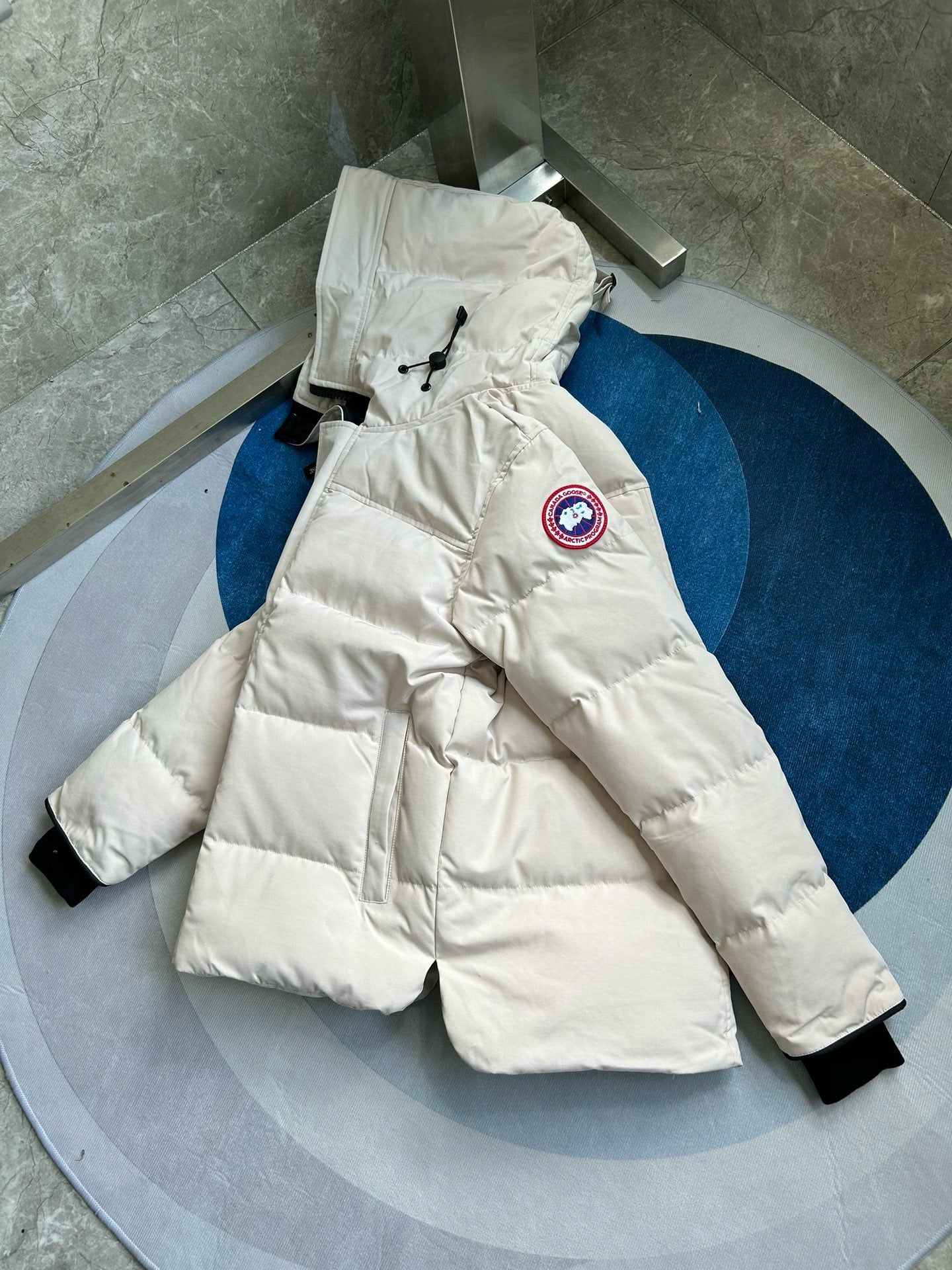 Black,Blue,White and Grey Jacket - FashionHype.xyz