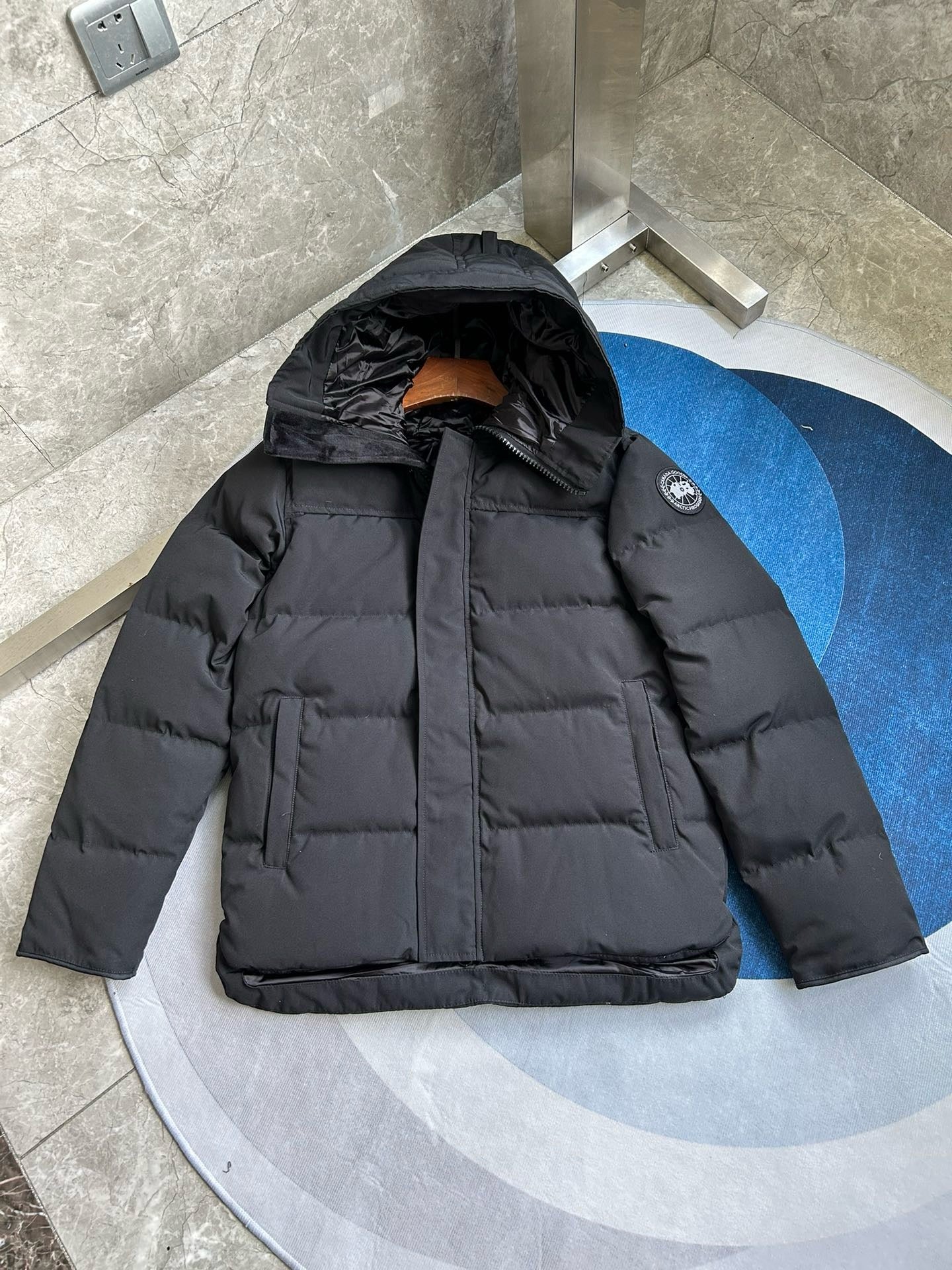 Black,Blue,White and Grey Jacket - FashionHype.xyz